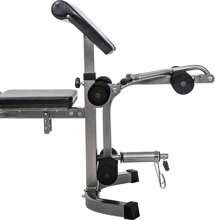 MERAX 6+3 Positions Adjustable Weight Bench With Leg Extension - Utility Benches With Preacher Curl-Valentines - màu đen - Xem 5