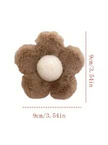 3 件装花形发夹可爱爪夹发夹发夹发钳发夹发夹接发夹 - 彩色 - 查看 6