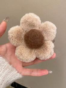 3 件装花形发夹可爱爪夹发夹发夹发钳发夹发夹接发夹 - 彩色 - 查看 4