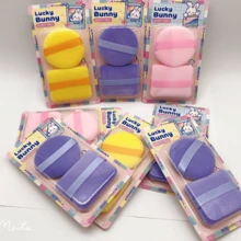 Powder Puff Powder Makeup Sponge 1 Pack Of 3 Pieces - Multicolor - View 4