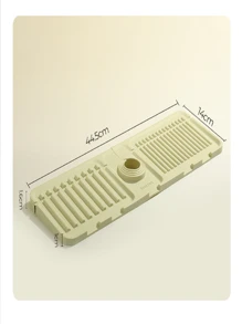 Faucet Splash-proof Water Filter With Drainage Holes, Green - Green - View 3