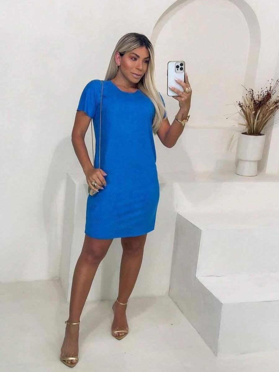 Women Dresses - Màu xanh lam - Xem 1