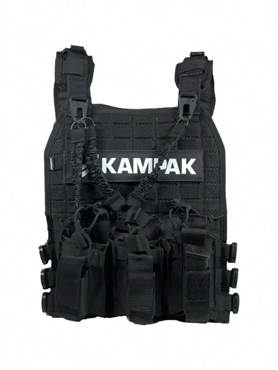 Chaleco Kampak CHBU Chaleco Multiusos Porta Placa Porta Cargadores Crossfit Desmontable