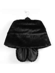 1 pieza Chal y envoltorio para mujer para vestidos de noche, chal de invierno para mujer, bufanda cálida, accesorios de moda para mujer