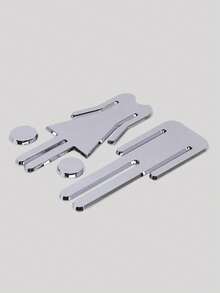 1set Toilet Signage Set Birthday - Silver - View 6