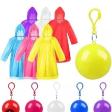 12 Impermeable en llavero , chubasco para lluvias sorpresa al azar color - Multicolor - Ver 1