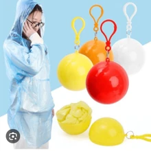 12 Impermeable en llavero , chubasco para lluvias sorpresa al azar color - Multicolor - Ver 2