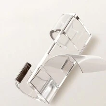 1pc Plastic & Acrylic Home Wire Fastener For Wall, With Strong Adhesive And Thickened Buckle Design - White - View 6