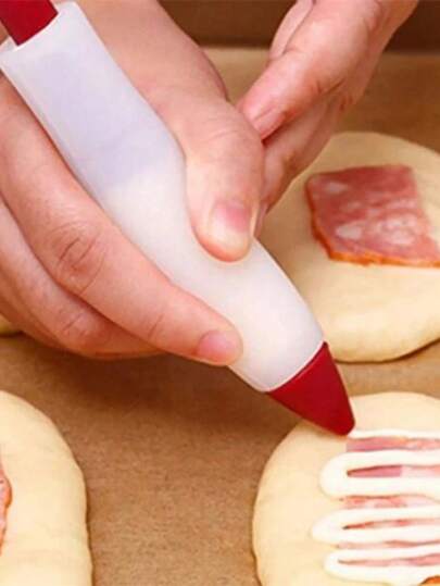 Caneta Decoradora Silicone Bolo Cupcake Biscoito