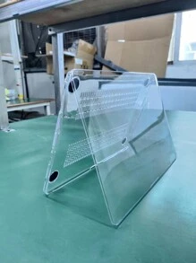 1pc Clear Artificial Crystal Case For 13pro Laptop Protective Cover - Clear - View 3