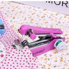 1 Pieza Máquina De Coser Portátil Eléctrica De Mano En Púrpura Rojo, Sencilla Y Cómoda Para La Reparación De Ropa Domestica, Adecuada Para Uso En El Hogar - Rojo violeta - Ver 7