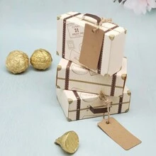 5pcs Mini Suitcase Gift Box - Perfect For Holidays And Wedding Gifts - Multicolor - View 9