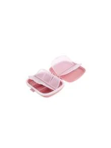1pc Portable Solid Color Sealed Pill Box Pill Case Pill Organizer Pill Container For Travel Outdoor for Men and Women Student Travel Accessories Dorm Essentials - Pink - View 5