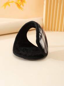 1入非設計款式男女兼用彩色格紋保暖保暖耳套,適用於秋冬季戶外穿著 - 彩色 - 查看 5