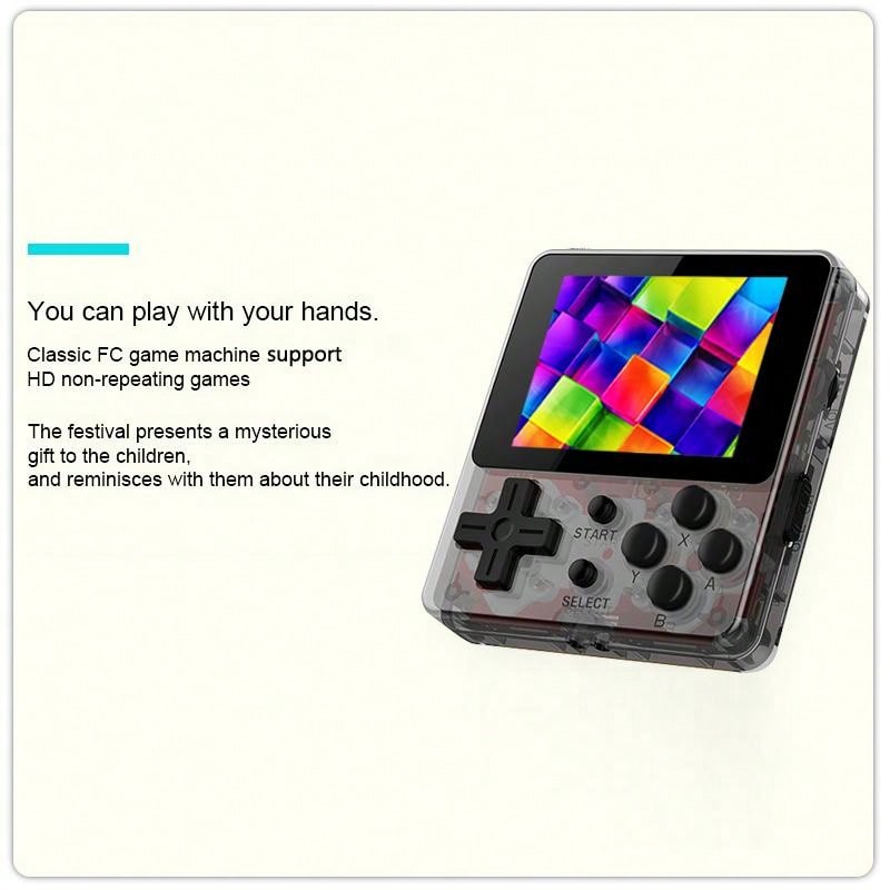 8-bit Handheld Portable Gaming Console With 300+ Classic Retro Games ...