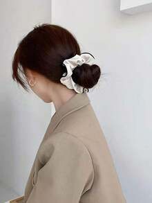 2 件復古風格髮飾套裝 - 髮圈和髮帶