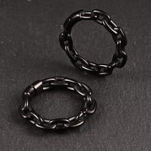 1入組4mm新鏈子耳釘懸掛器擴張器穿孔耳環不鏽鋼男女時尚珠寶禮物