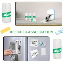 5 Pcs Self Adhesive Thermal Paper, Mini Printer Paper, Printable Sticker Paper For Pocket Thermal Printer - White - View 3