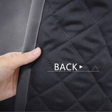 1片冬季保溫隔熱窗簾,保暖,降噪,防風,現代家居裝飾門簾窗簾間隔加厚簾 - 深灰色 - 查看 6