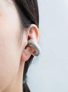 2對時尚不鏽鋼耳針女士耳環,個性化風格珠寶 - 彩色 - 查看 5