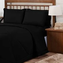 Comforter Sets - Black - View 2