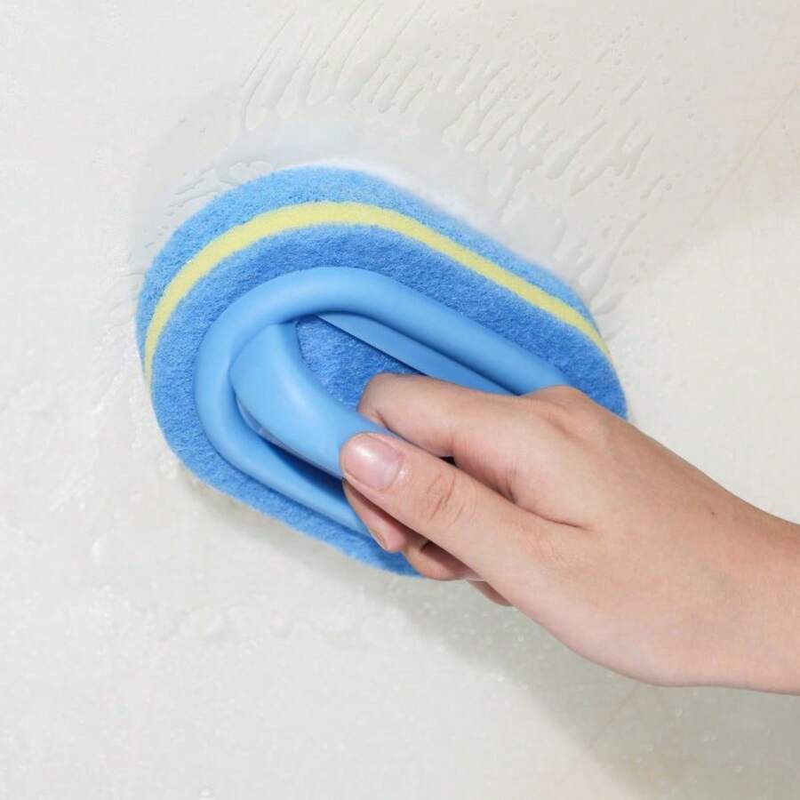1入組手持浴缸洗滌器,浴缸海綿刷,廚房清潔刷,清潔廚房用具