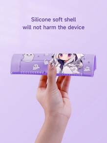 Ghost Anime Girl Protective Case Compatible With Switch,Can Be Installed In The Dock Without Removing The Protective Case - Multicolor - View 4