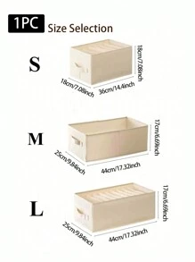 1pc 960D Oxford Cloth Closet Organizer Bin, Clothes Finishing Box, Double Handle Foldable Storage Box, Fabric Storage Box Decorations Decor Festival Decor Room Decor Home Decor Bed Room Decor Bedroom, Organizer, Home Storage, White T Shirt Women, Black Pants Women, Ladies Winter Clothes, Dress,