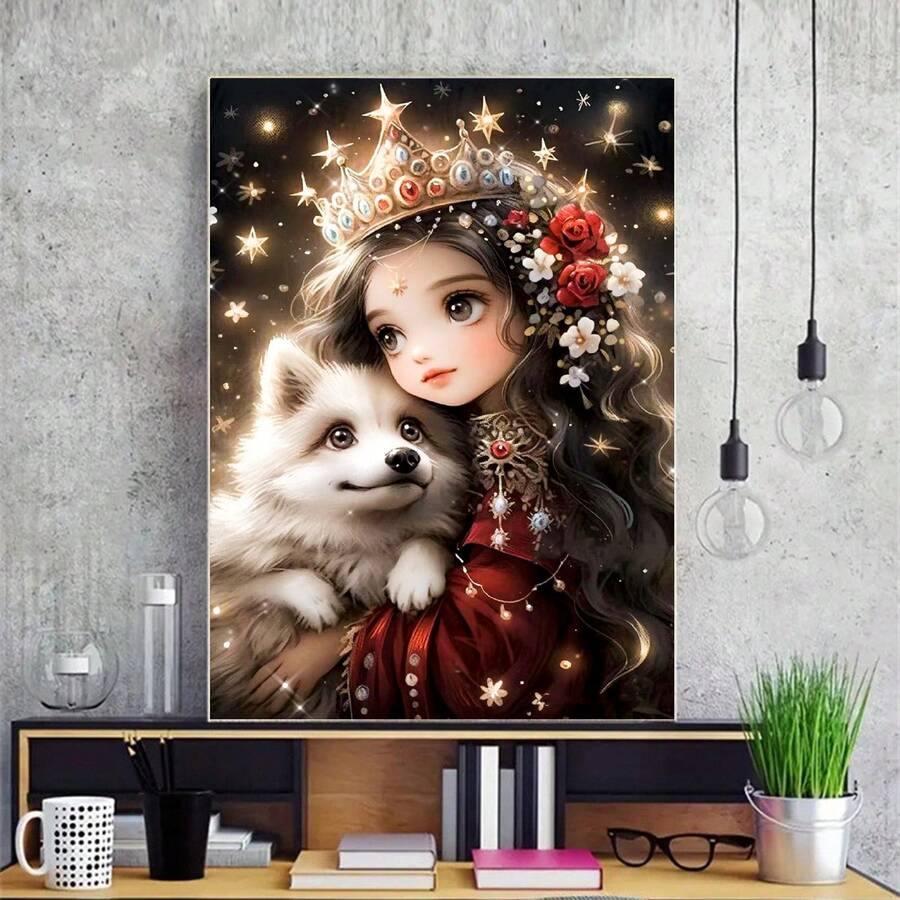 Diamond Painting Set - Round Diamond - Full Drill - Frameless - Multicolor - View 1