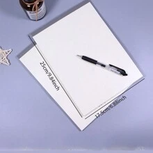 1張空白草稿紙,厚重b5大尺寸學生碩士研究生入學考試眼部保護數學筆記計算草稿紙 - 白色 - 查看 2