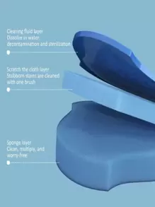 1 套溶解马桶刷，带 16 个可更换刷头 - 无死角去污刷，带清洁液的刷头，一次性清洁干净方便，适用于浴室和卫生间、马桶刷架、浴室配件、浴室产品、家居和厨房用品浴室装饰秋季装饰 - 白色 - 查看 7