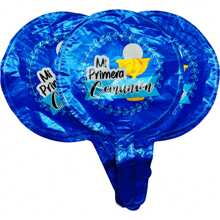 10 Globos Mi Primera Comunion Niño 18 Pulgadas Fiesta Globos Metalicos Globos Para Fiestas - Azul - Ver 1