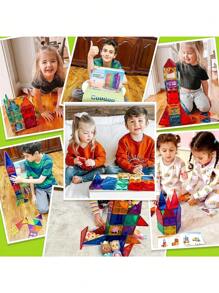 Christmas Decoration 35/61pcs Magnetic Building Blocks Set, 3d Magnetic Blocks, Pre-Education Learning Toys, Best Magnetic Early Learning Toy For Gifting Friends And Family