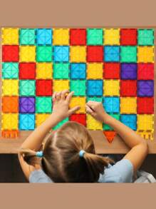 Christmas Decoration 35/61pcs Magnetic Building Blocks Set, 3d Magnetic Blocks, Pre-Education Learning Toys, Best Magnetic Early Learning Toy For Gifting Friends And Family
