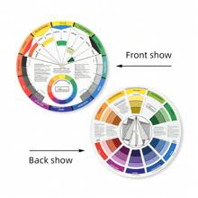 ATOMUS 1 件纹身色轮纹身模板 - 彩色 - 查看 2