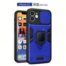FUNDA PROTECTOR CARCASA PARA MOVIL TELEFONO CELULAR USO RUDO CON VENTANA REALME - Azul - Ver 1