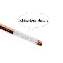 Rose Gold 3d Kolinsky Acryl Nagelbürste Nagelkunstbürste Reine Kolinsky Sable Bürste 3d Malstift Zeichenbürste Diy Nagelwerkzeuge
