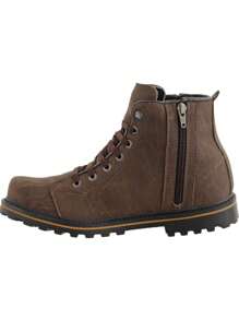 Men Boots - Màu nâu Sô-cô-la - Xem 2