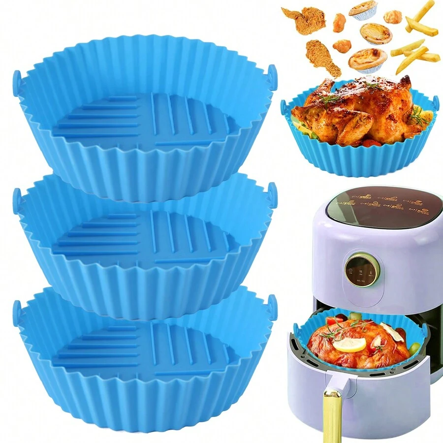 1pc-Big Blue air fryer liner