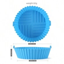 1pc-Big Blue air fryer liner - Blue - View 3