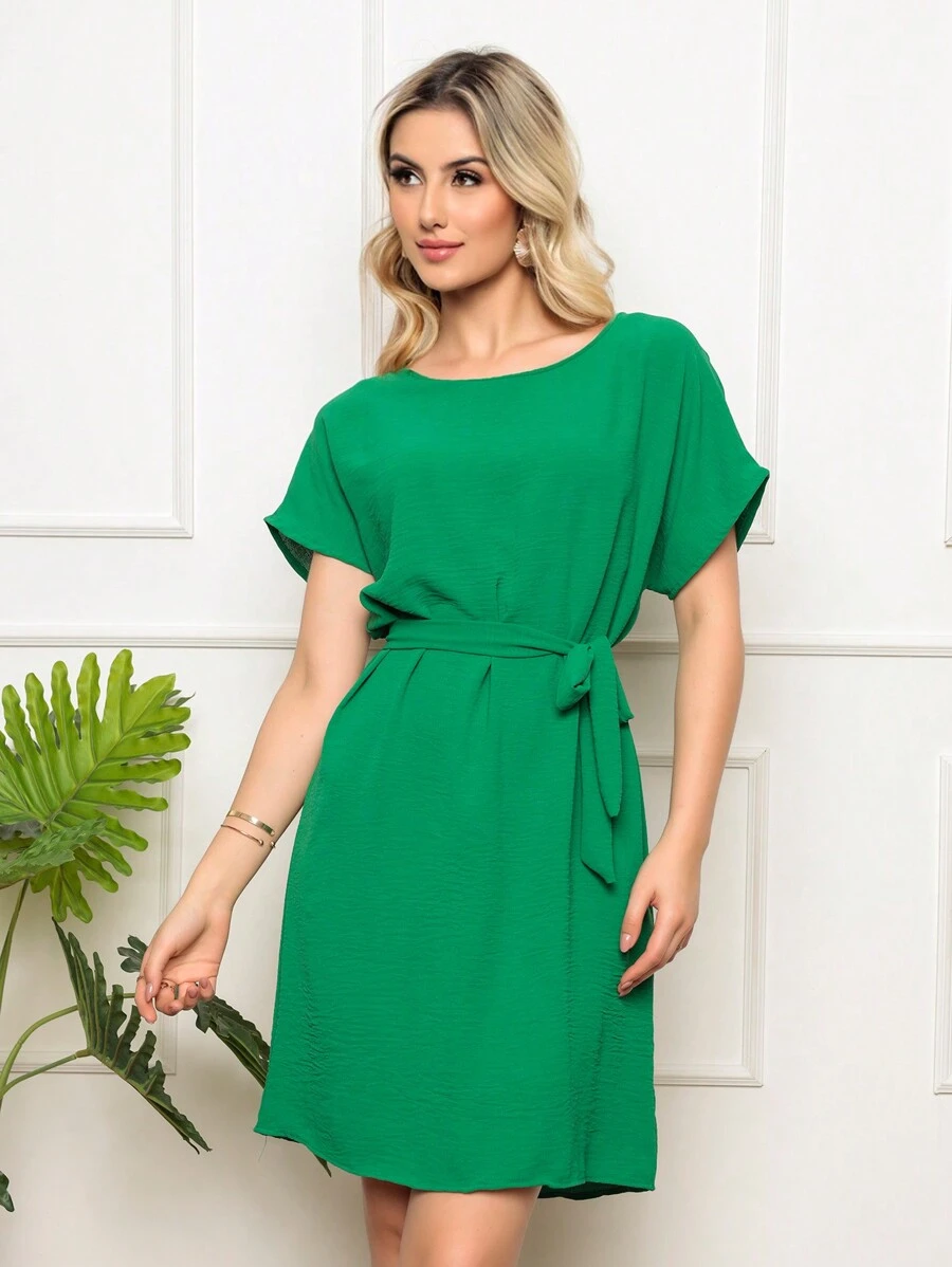 Women Dresses - Màu xanh lá cây đậm - Xem 1
