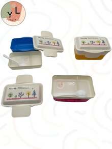 Contenedor de Comida Rectangular - Multicolor - Ver 1