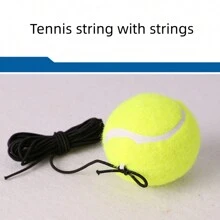 Single Tennis Trainer Set Practice Equipment With Base, High Rebound Tennis Ball, Durable String - Blue - View 8