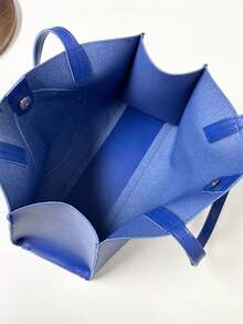 春夏时尚简约休闲软皮高级感旅行购物袋超大容量单肩妈妈手提方包