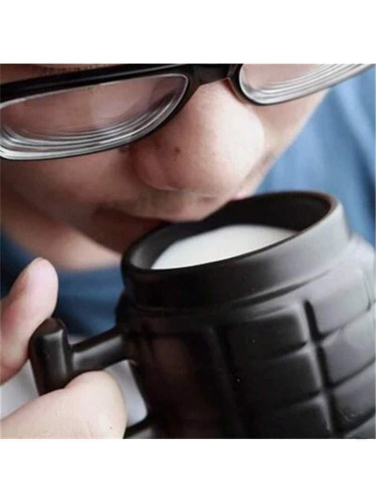 Individuality Funny Grenade Cup, Water Cup, Coffee Cup With Cover, Ceramic  Mine Cup, Mug | SHEIN