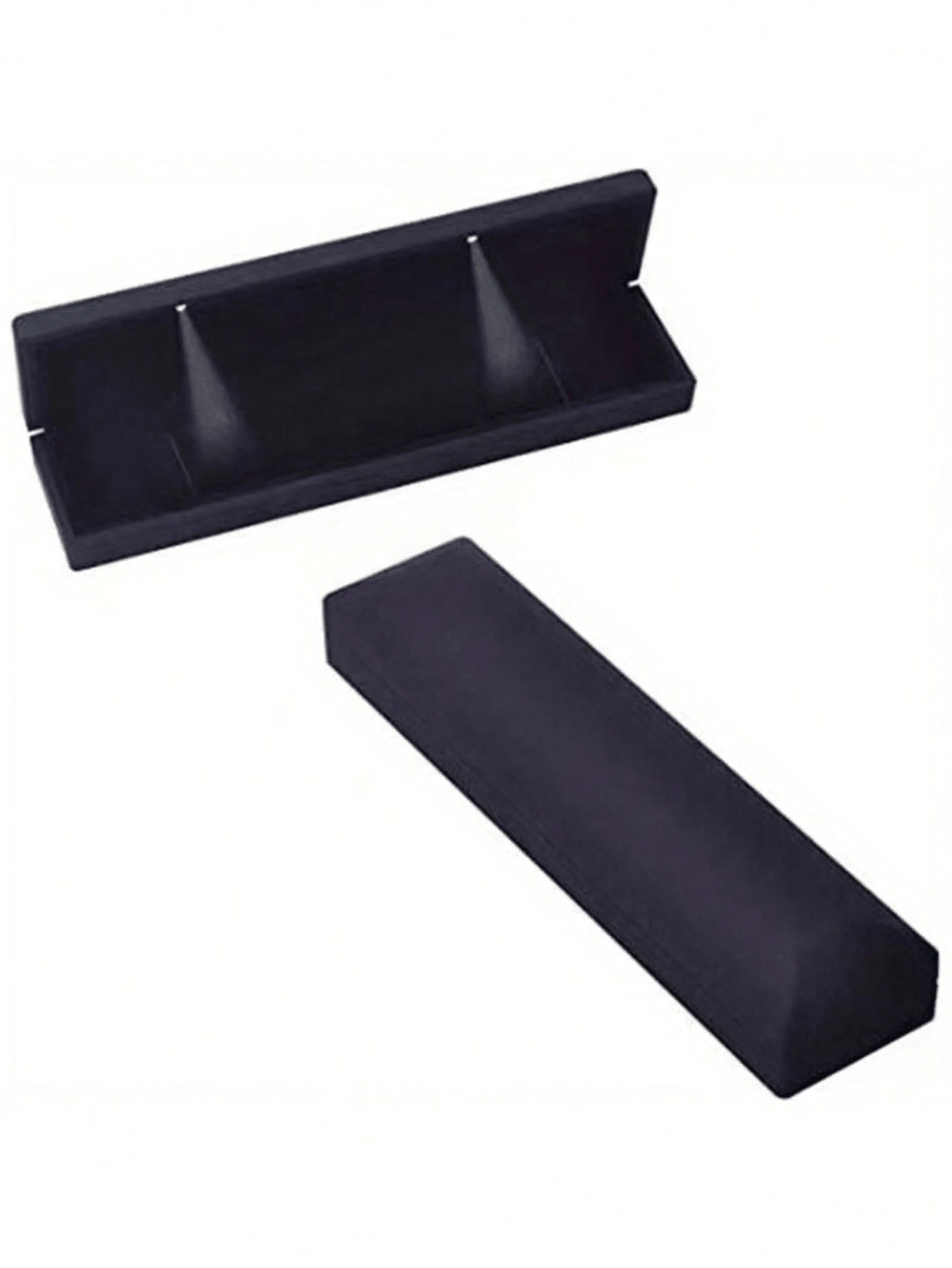 1Pc Long Velvet Necklace Chain Gift Box, Bracelet Storage Case for