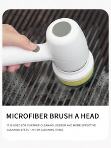 1入組3合1無線電動清潔刷,usb充電,適用於廚房、臥室、客廳清潔