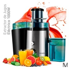 Strong Juice Extractor Automatic Fruit Vegetables 1000w Black Color - Black - View 1
