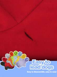 1pc Purple Solid Color Polyester Sweatshirt Suitable For Indoor And Outdoor Wear For Small Cats And Dogs - Purple - View 6