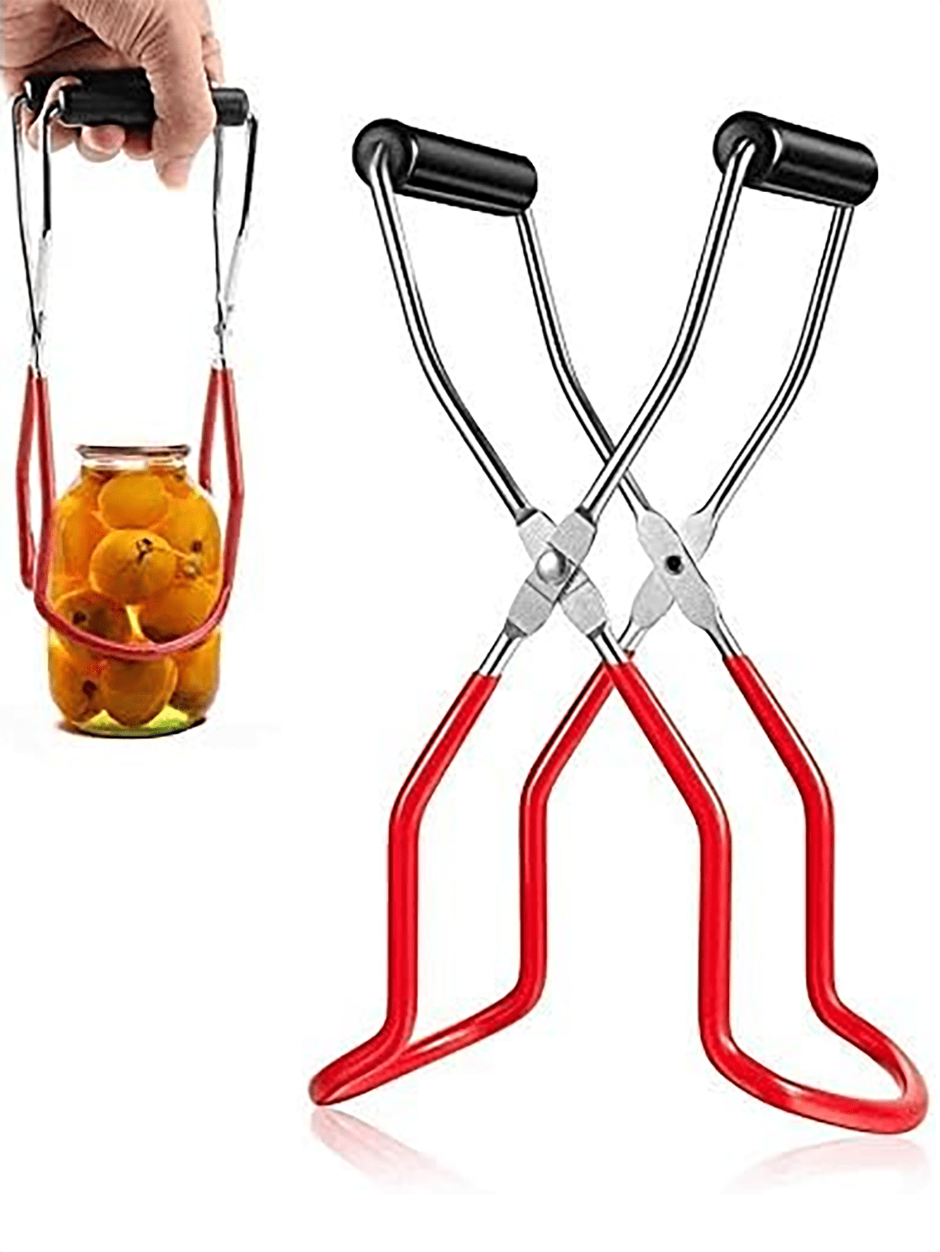 Premier Chef Canning Jar LifterCanning Tongs Safely Remove Any Size Canning jar from Boiling